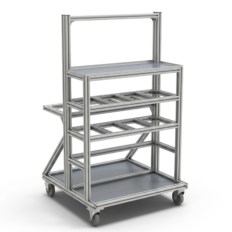 T-slot extrusion racking